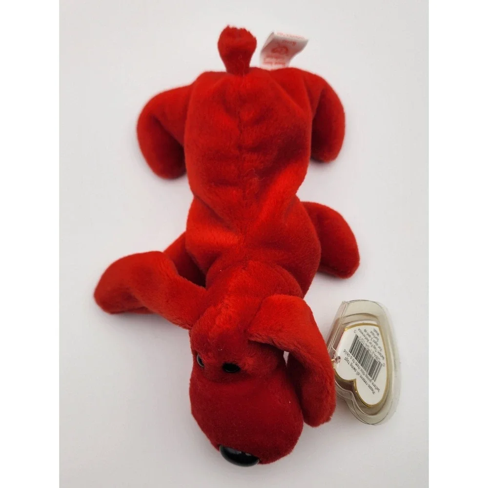 Plush‎ Rover Red Dog 1996 Ty Beanie Baby Vintage New PVC Pellets 8